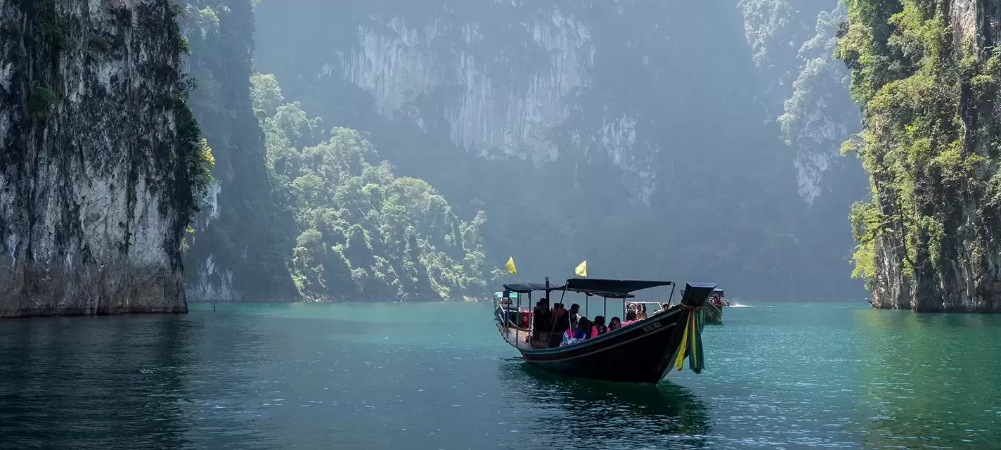 Navegar en agua fresca en Tailandia